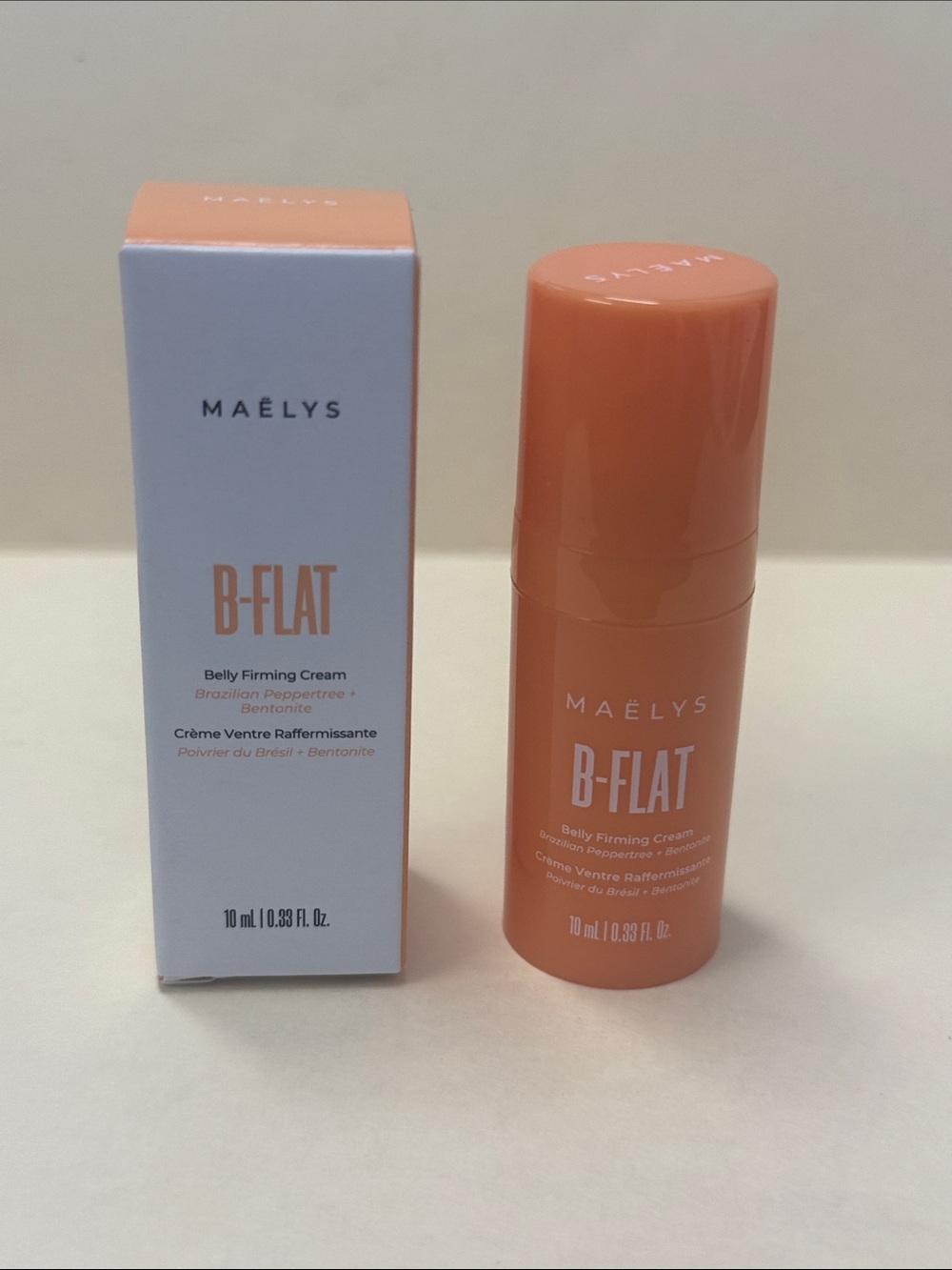 MAELYS B-Flat Firming Belly Cream Travel Size NIB 0.33oz